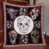 Sugar Skull Quilt Blanket Ver 2  Quilt